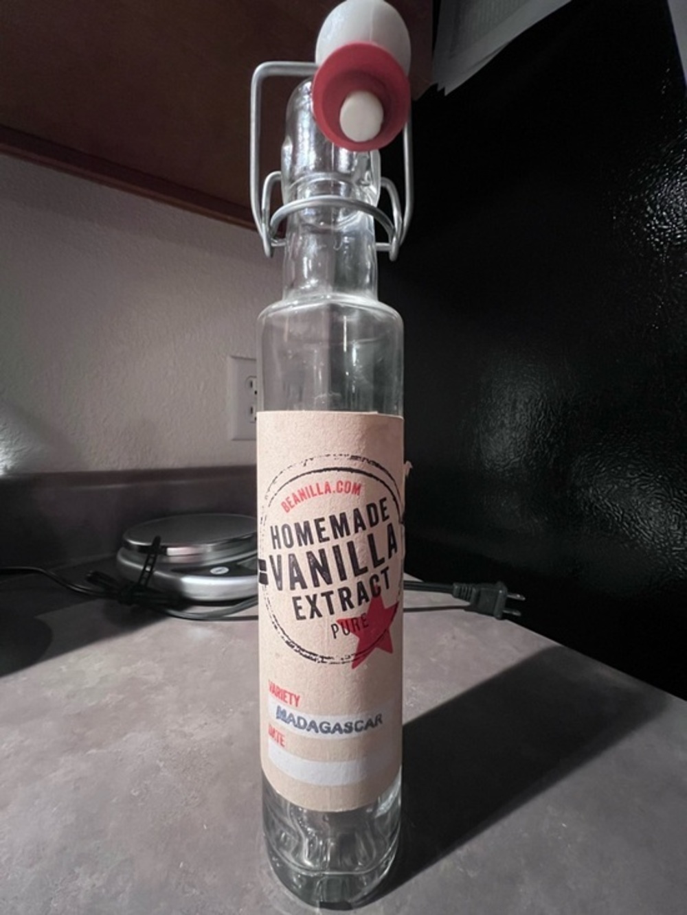 Beanilla homemade vanilla container